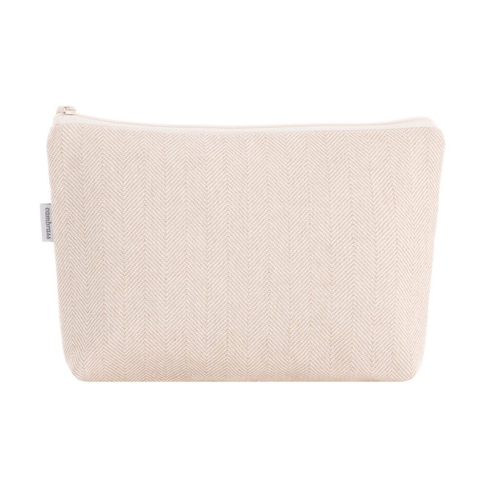 Bolsa Aseo Lino Beige 6X28X20 Cm Cambrass - Imagen 2
