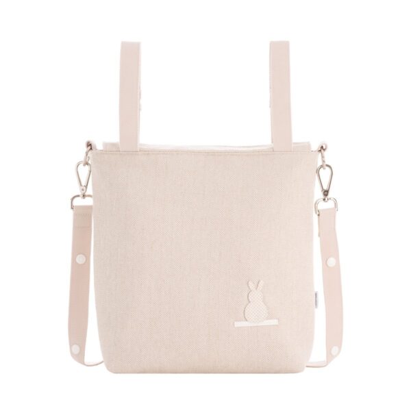 Bolso Talega Lino Beige 12X40X35 Cm Cambrass
