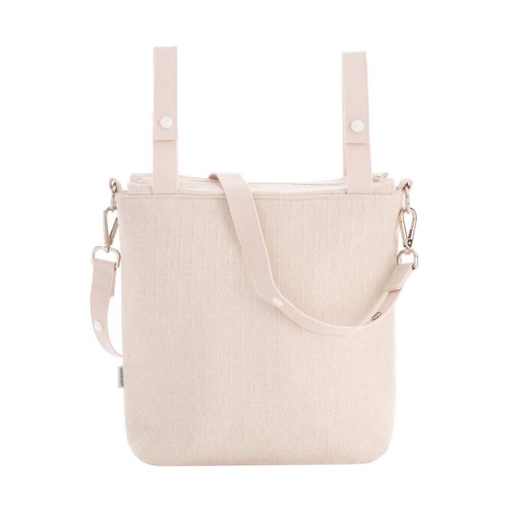 Bolso Talega Lino Beige 12X40X35 Cm Cambrass - Imagen 2