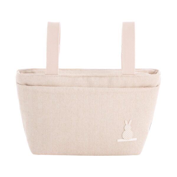 Bolso Organizador Lino Beige 13X38X20 Cm Cambrass