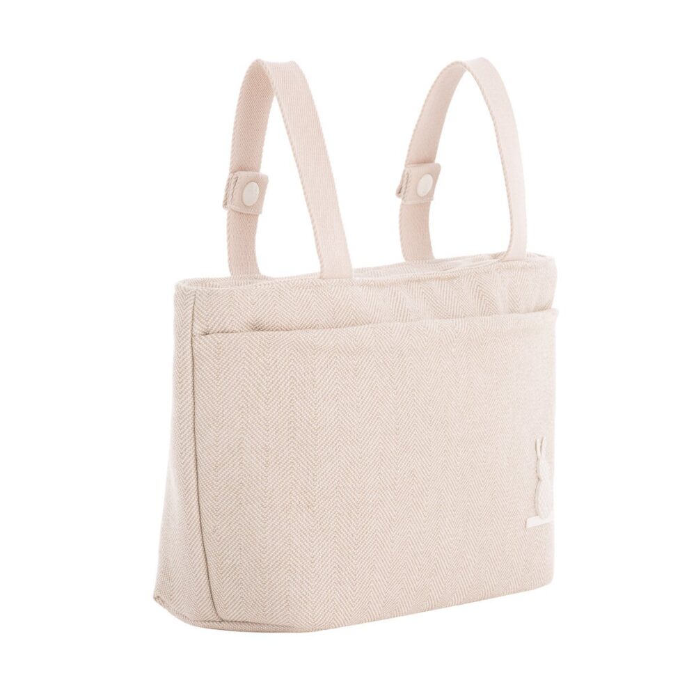 Bolso Organizador Lino Beige 13X38X20 Cm Cambrass - Imagen 3