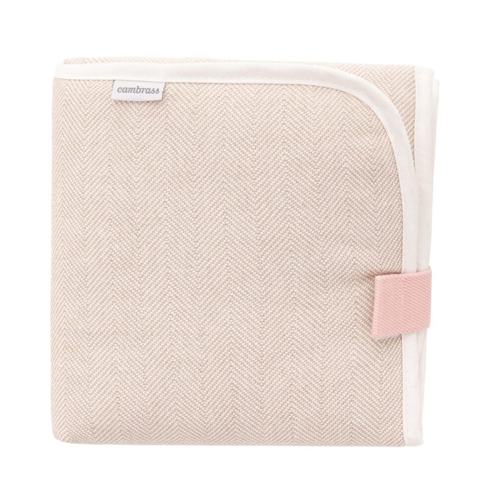 Cambiador Vestidor 40X60X1 Cm Lino Rosa Cambrass