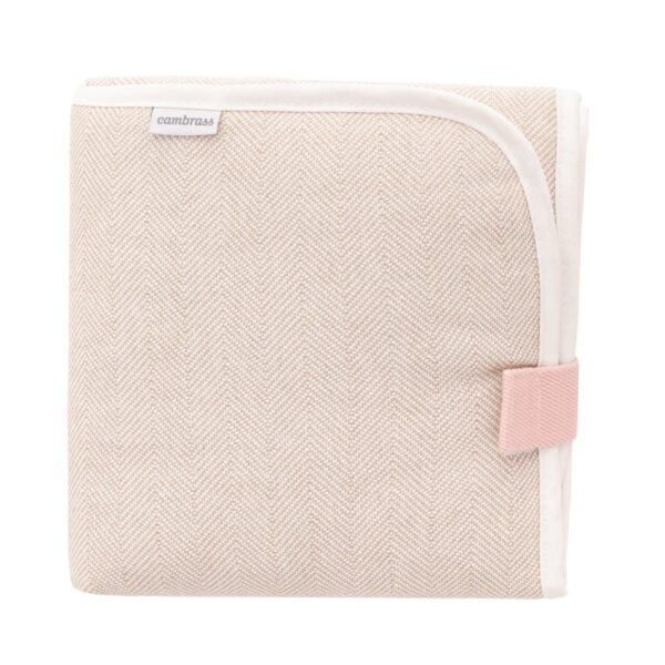 Cambiador Vestidor 40X60X1 Cm Lino Rosa Cambrass