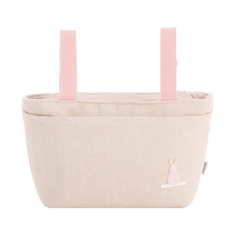 Bolso Organizador Lino Rosa 13X38X20 Cm Cambrass