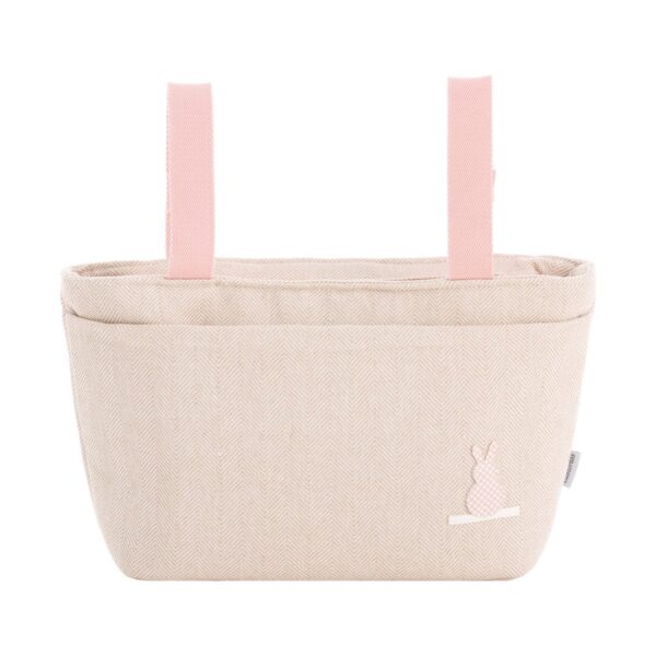 Bolso Organizador Lino Rosa 13X38X20 Cm Cambrass
