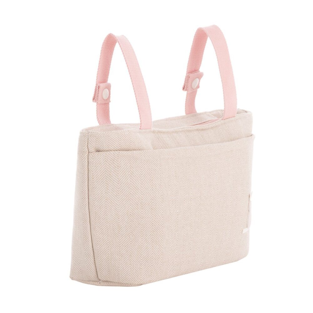 Bolso Organizador Lino Rosa 13X38X20 Cm Cambrass - Imagen 3