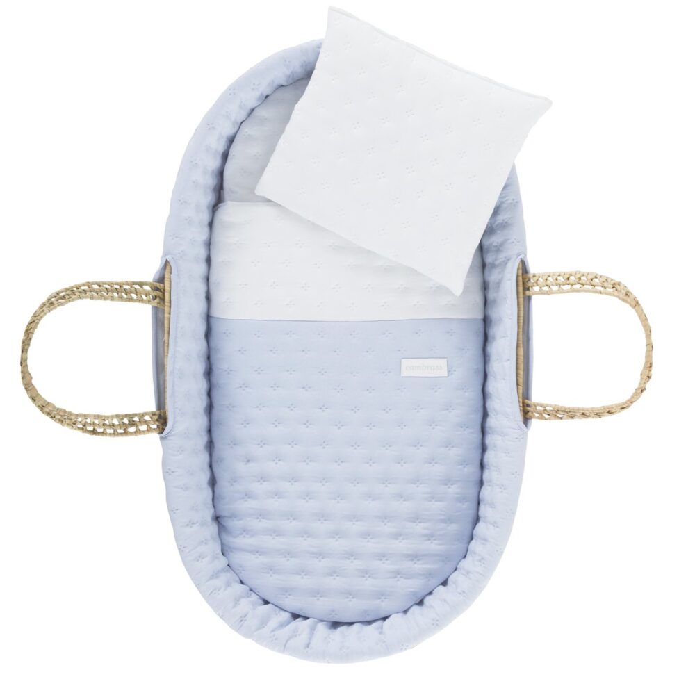 Moises De Palma Acolchado Une Soft Celeste 39X80X25 Cm Cambrass - Imagen 3