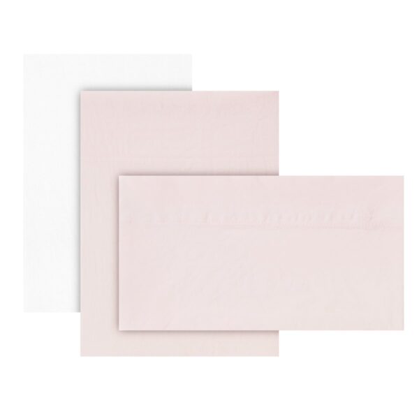 Sabana Cuna 3 Pcs (Cuna 60) 60X120X1 Cm Soft Rosa Cambrass