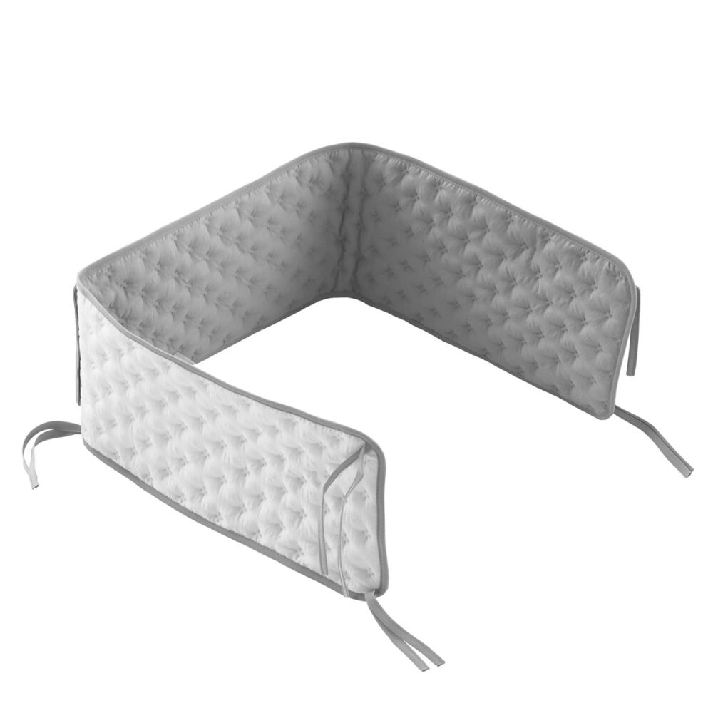 Protector Cuna Doco 135X22X3 Cm Soft Gris Cambrass