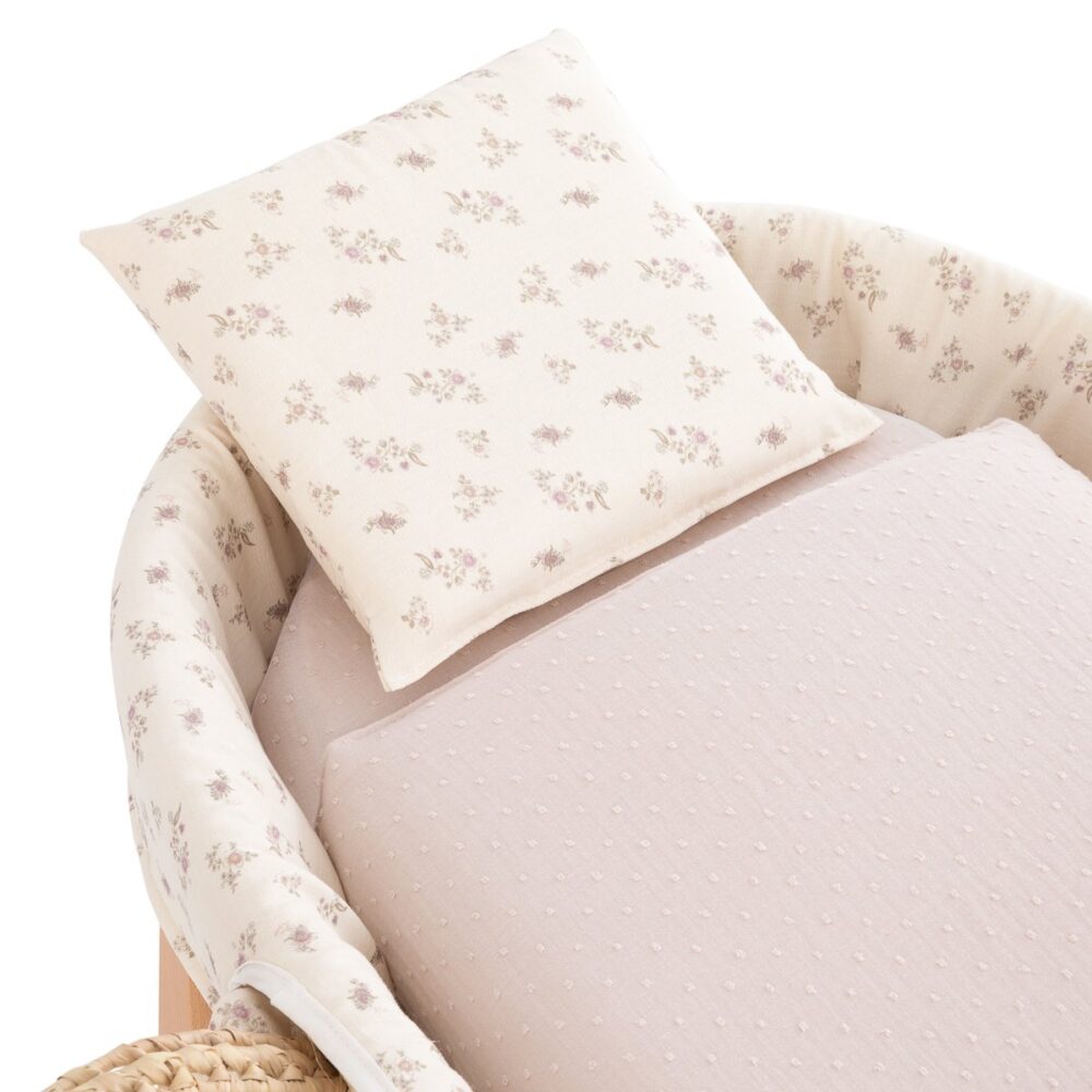 Moises Bebe Mio Cuco + Patas Annapolis Flores/Lavanda 49X80X61 Cm Cambrass - Imagen 2