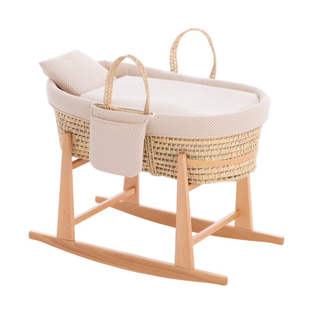 Moises Bebe Mio Cuco + Patas Topeka Topos/Beige 49X80X61 Cm Cambrass