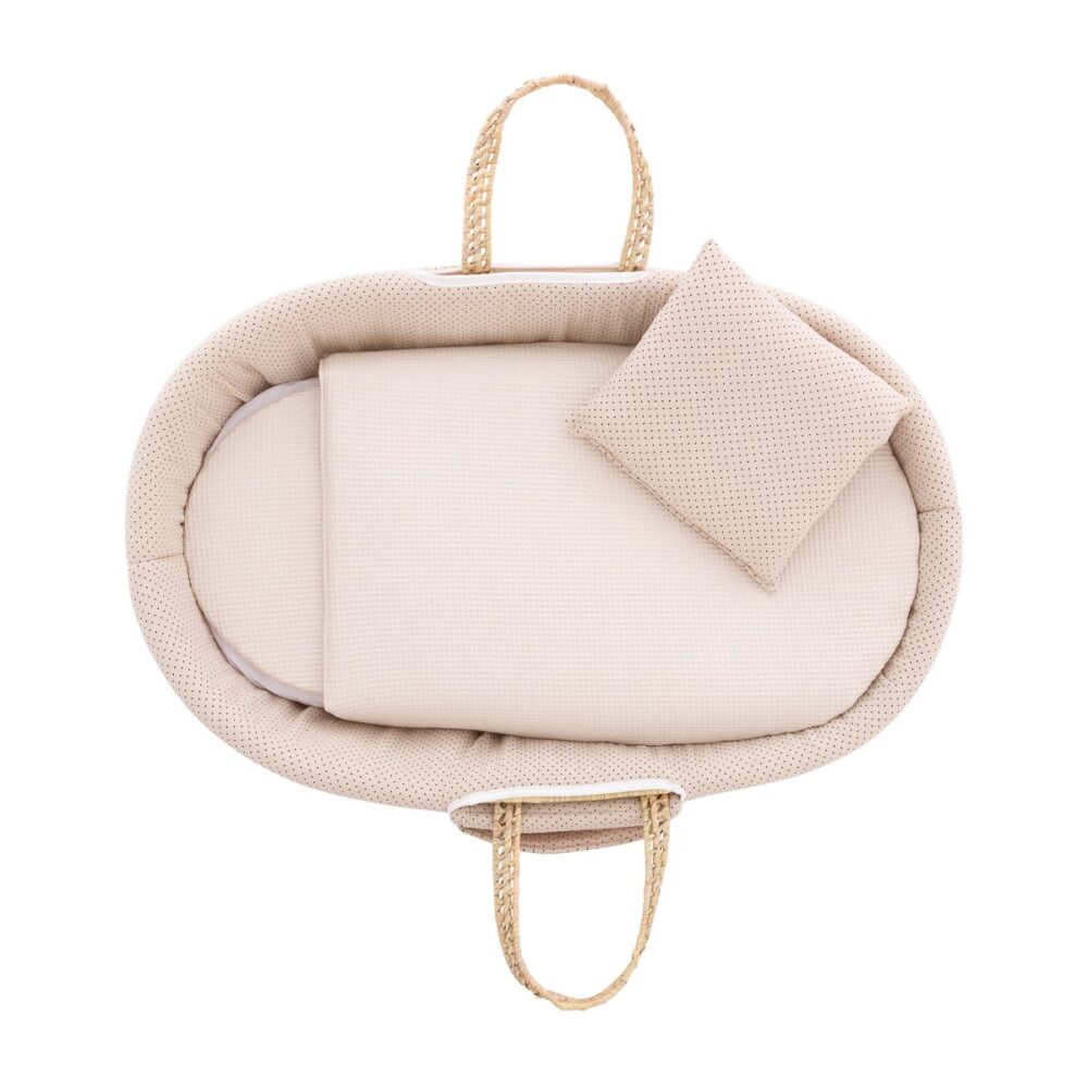 Moises Bebe Mio Cuco + Patas Topeka Topos/Beige 49X80X61 Cm Cambrass - Imagen 3