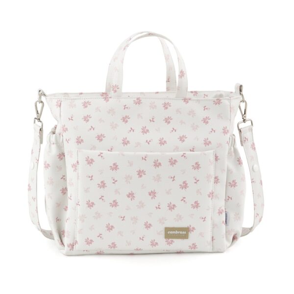 Bolso Maternal Pack Branch Rosa 16X43X37 Cm Cambrass
