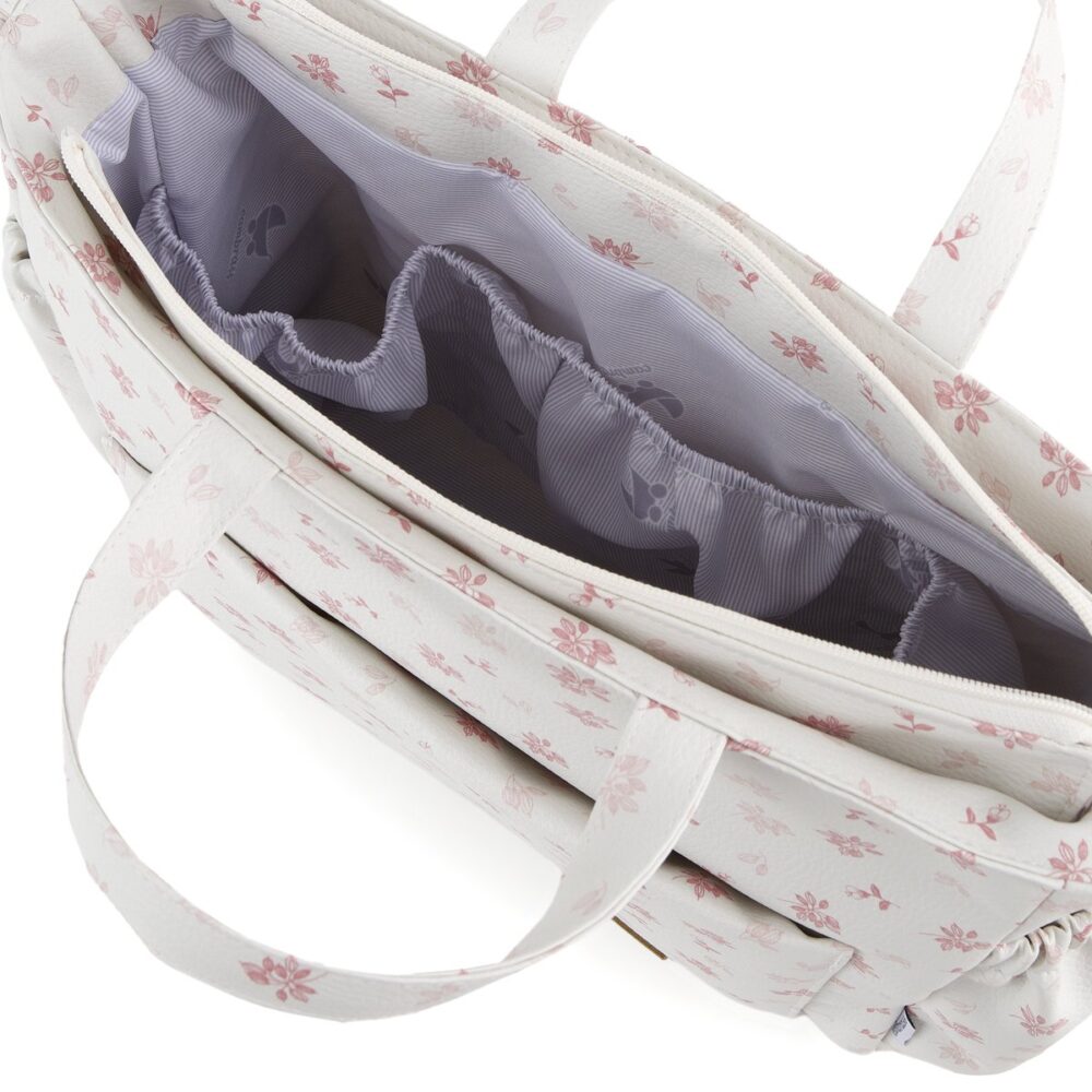 Bolso Maternal Pack Branch Rosa 16X43X37 Cm Cambrass - Imagen 3