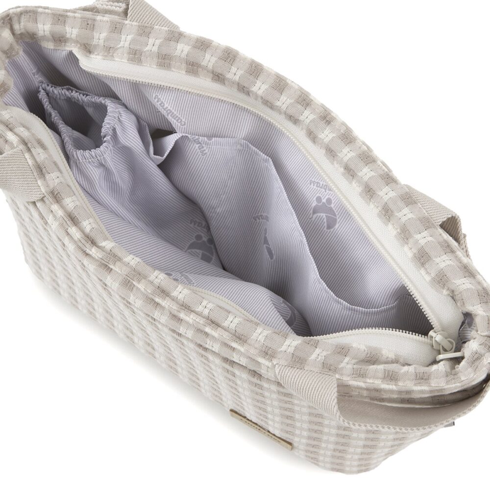Bolso Organizador Vicky Beige 13X38X20 Cm Cambrass - Imagen 3