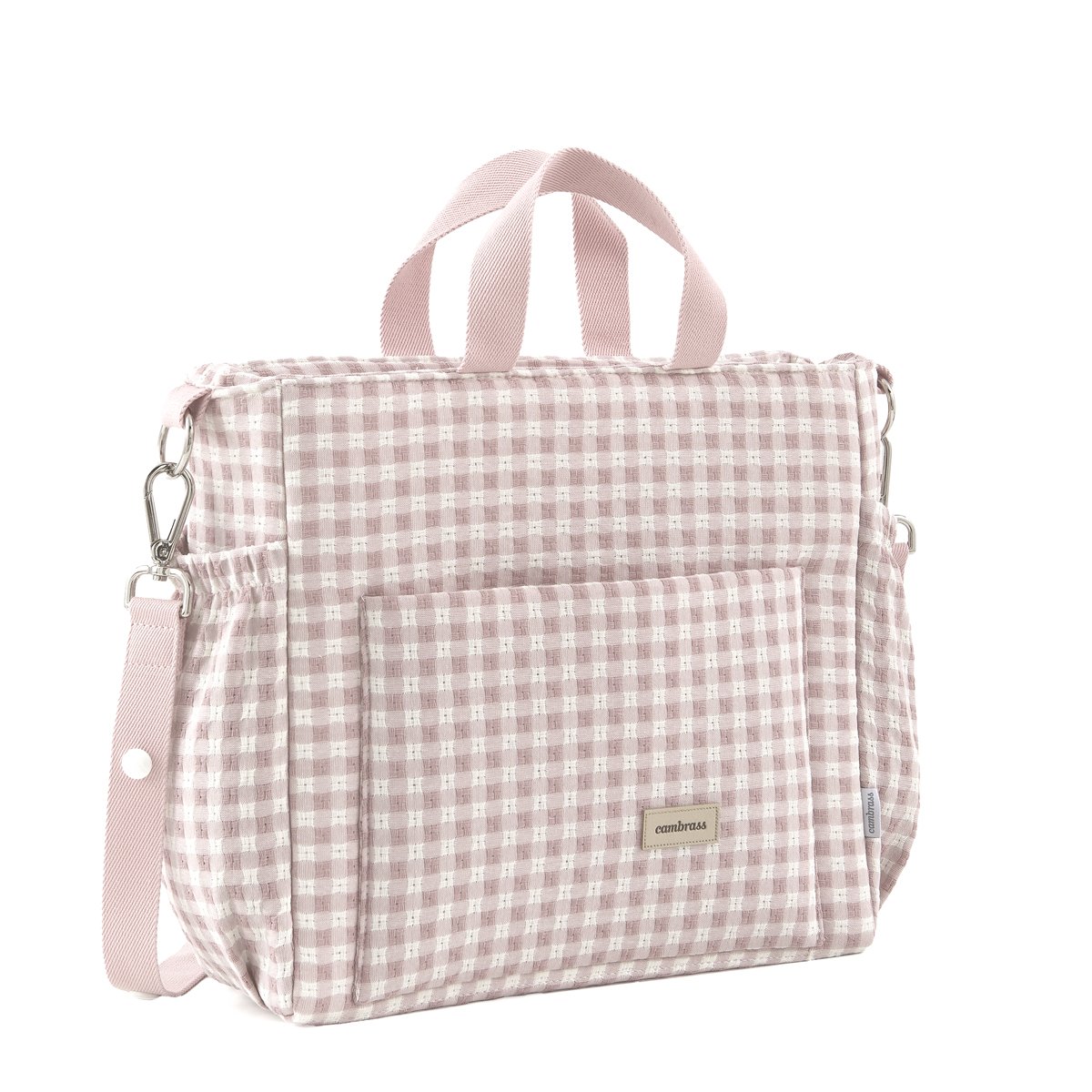 Bolso Maternal Pack Vicky Rosa 16X43X37 Cm Cambrass - Imagen 2
