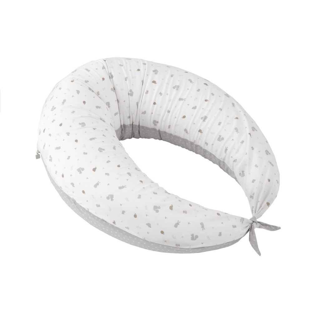 Cojin De Lactancia Luna 80X185X16 Cm Ardi Gris Cambrass