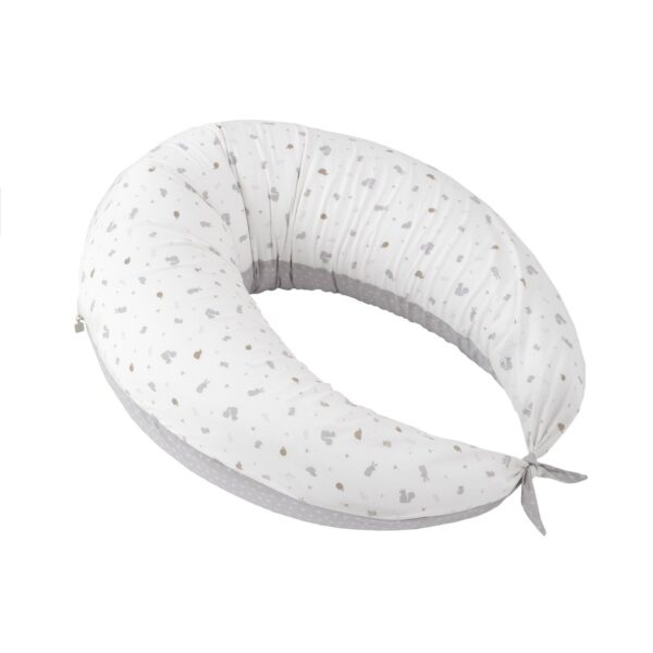 Cojin De Lactancia Luna 80X185X16 Cm Ardi Gris Cambrass