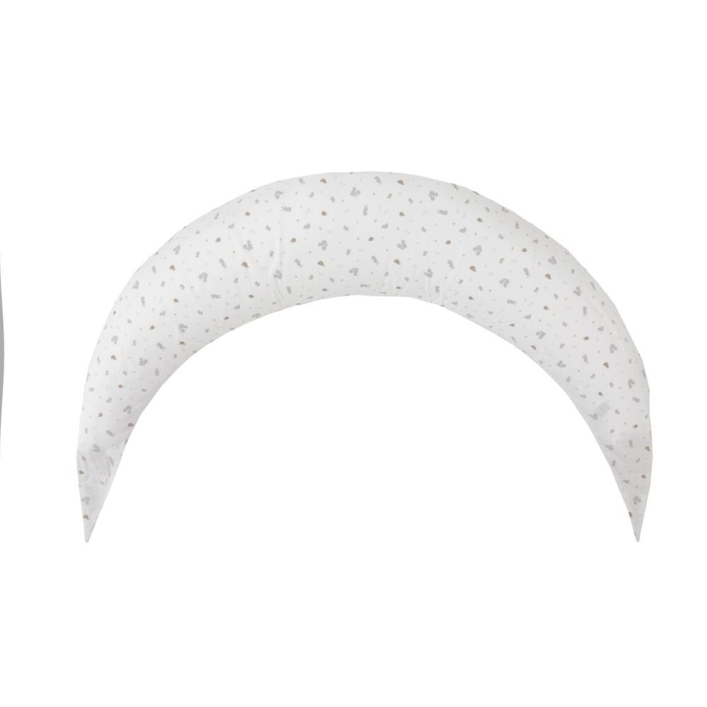 Cojin De Lactancia Luna 80X185X16 Cm Ardi Gris Cambrass - Imagen 2
