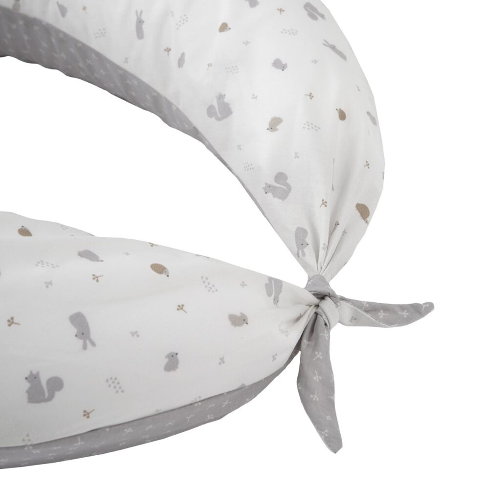 Cojin De Lactancia Luna 80X185X16 Cm Ardi Gris Cambrass - Imagen 3