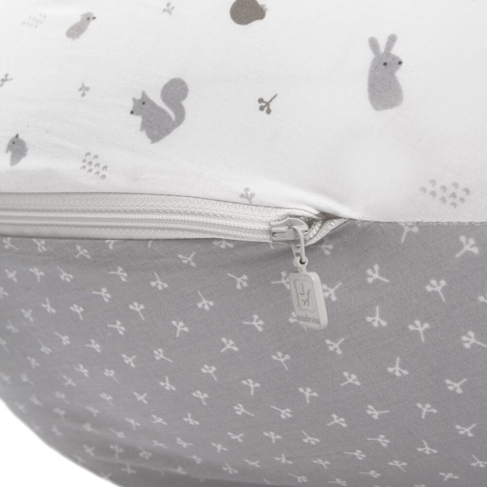 Cojin De Lactancia Luna 80X185X16 Cm Ardi Gris Cambrass - Imagen 4