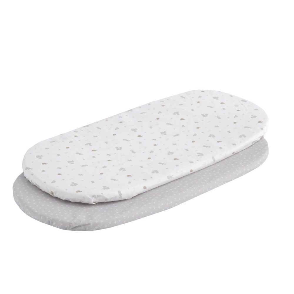 Bajera Moises/Carro Pack 2 Ud. 35X80X7 Cm Ardi Gris Cambrass