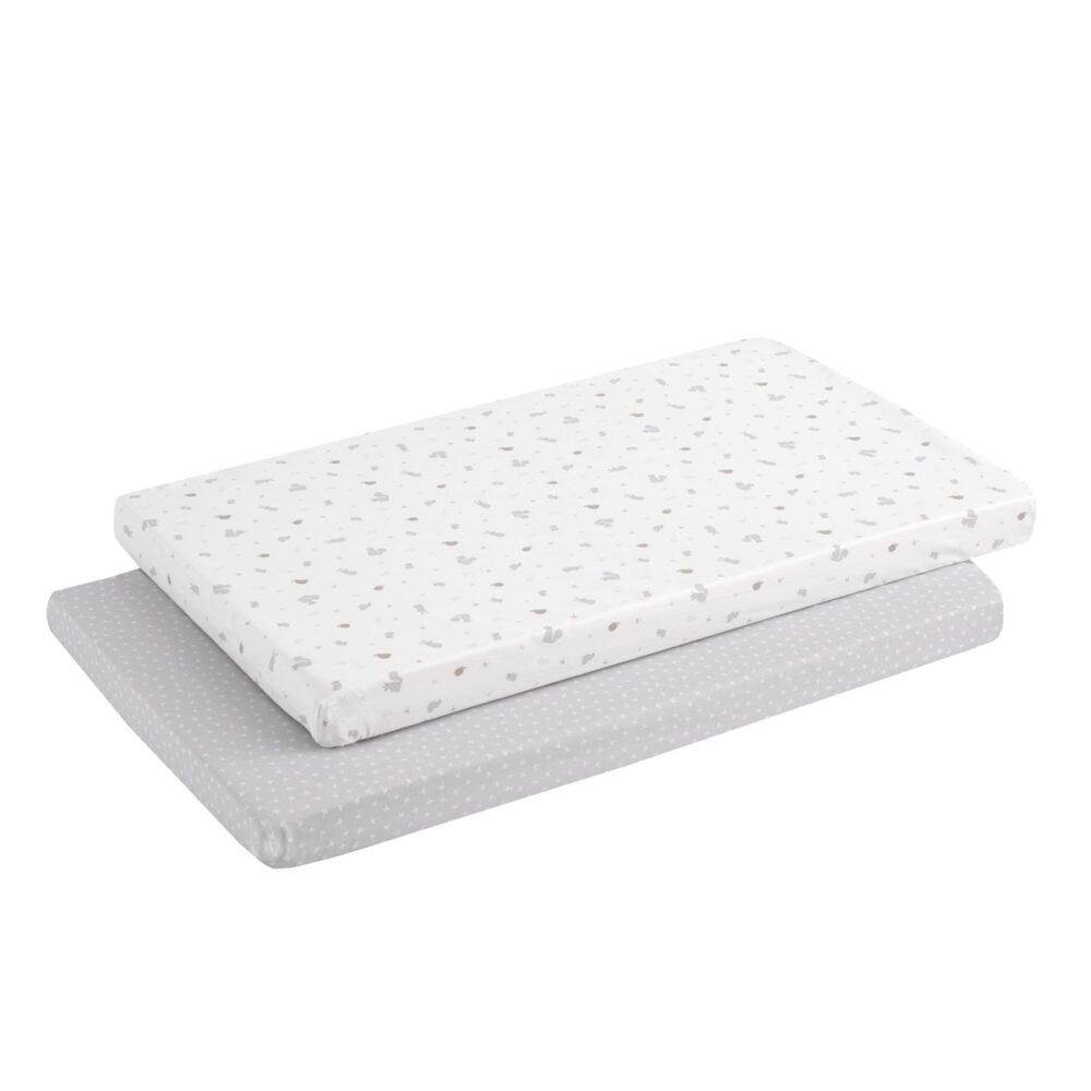Bajera Minicuna Pack 2 Uds. 50X82X10 Cm Ardi Gris Cambrass