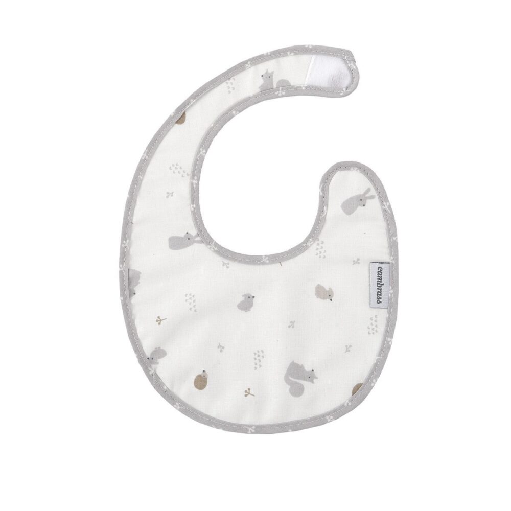 Babero Redondo Con Velcro Ardi Gris 16X19X1 Cm Cambrass
