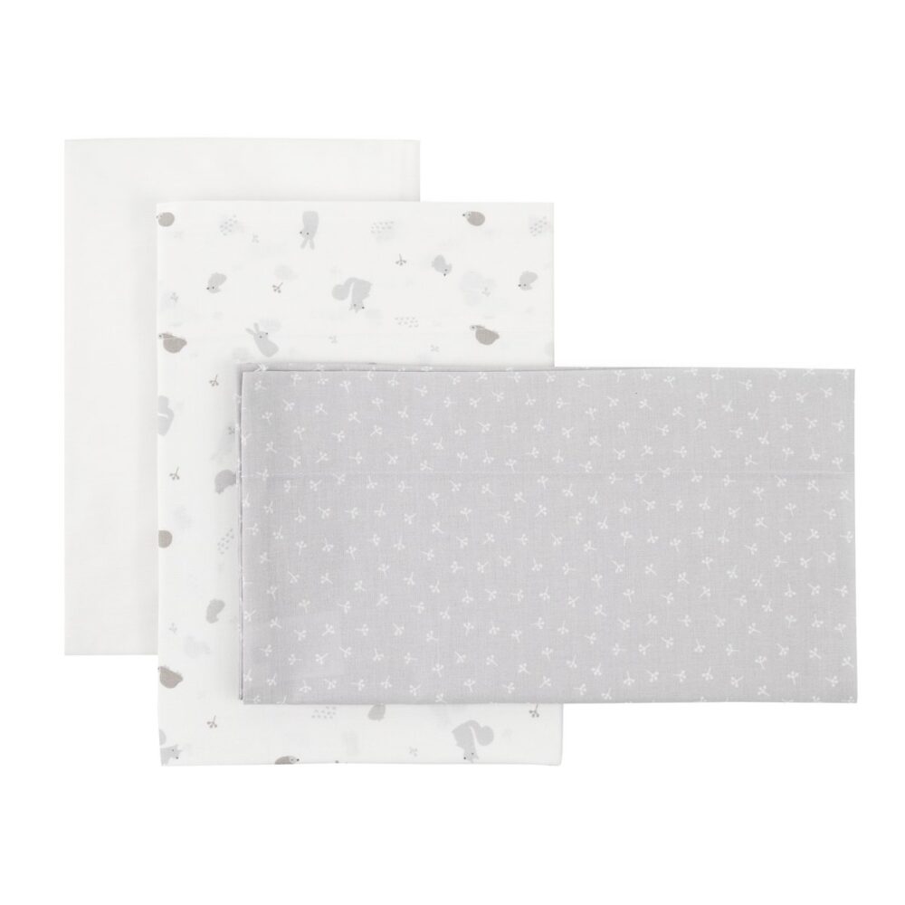 Sabana Moises/Carro 3 Pcs 35X80X1 Cm Ardi Gris Cambrass