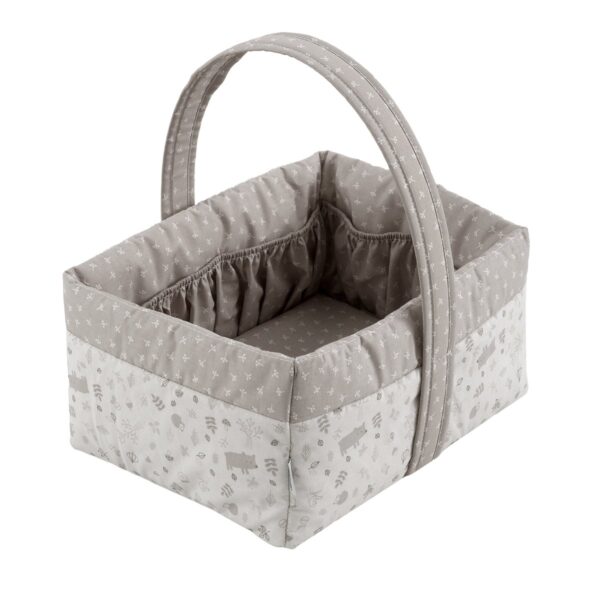 Cesta Canastilla 22.5X29X29 Cm Abete Beige Cambrass