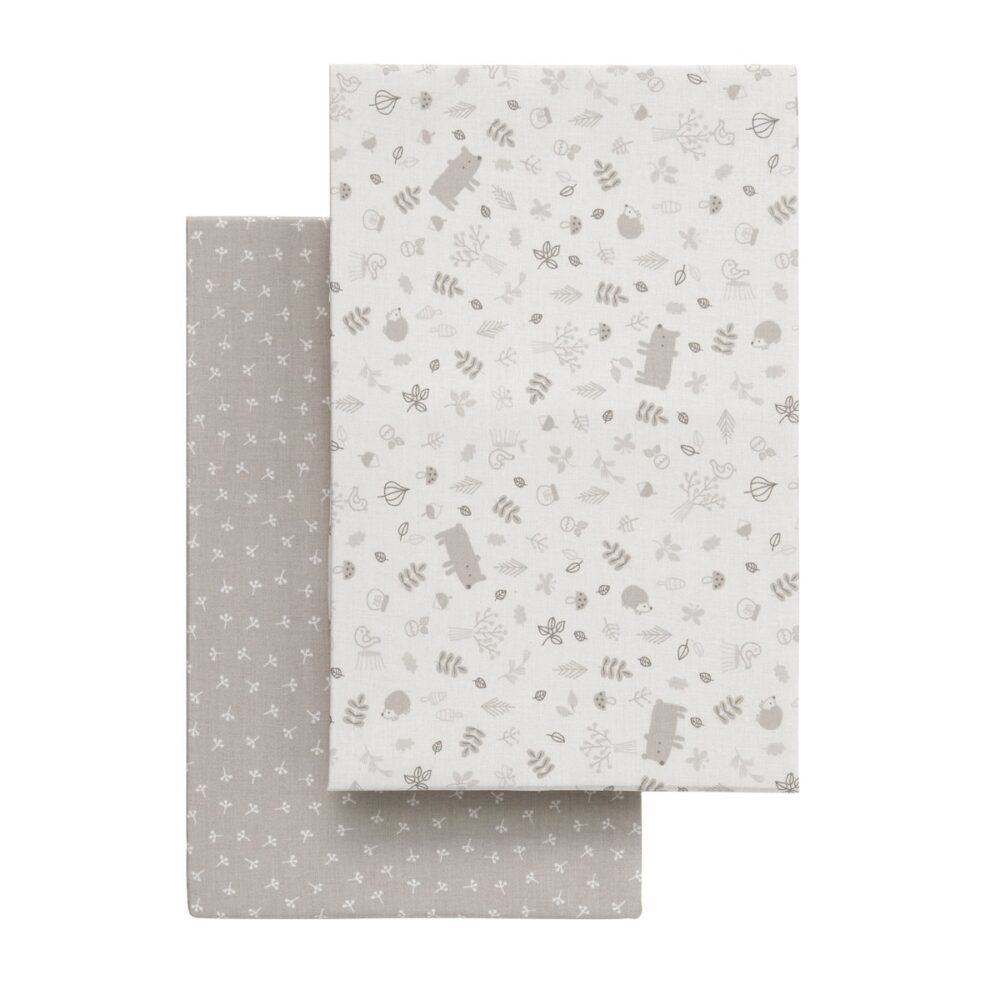 Bajera Moises/Carro Pack 2 Ud. 35X80X7 Cm Abete Beige Cambrass - Imagen 2