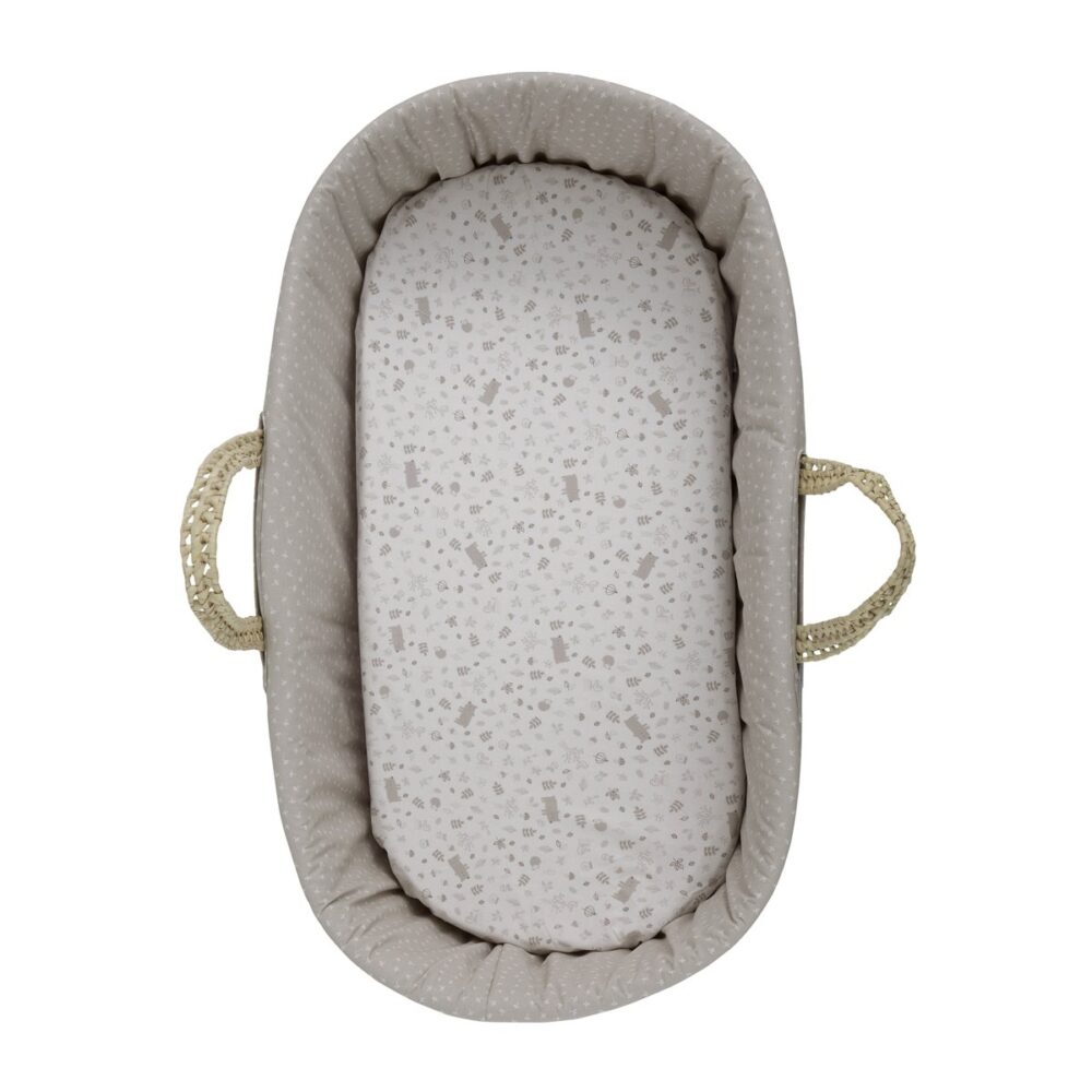 Bajera Moises/Carro Pack 2 Ud. 35X80X7 Cm Abete Beige Cambrass - Imagen 6