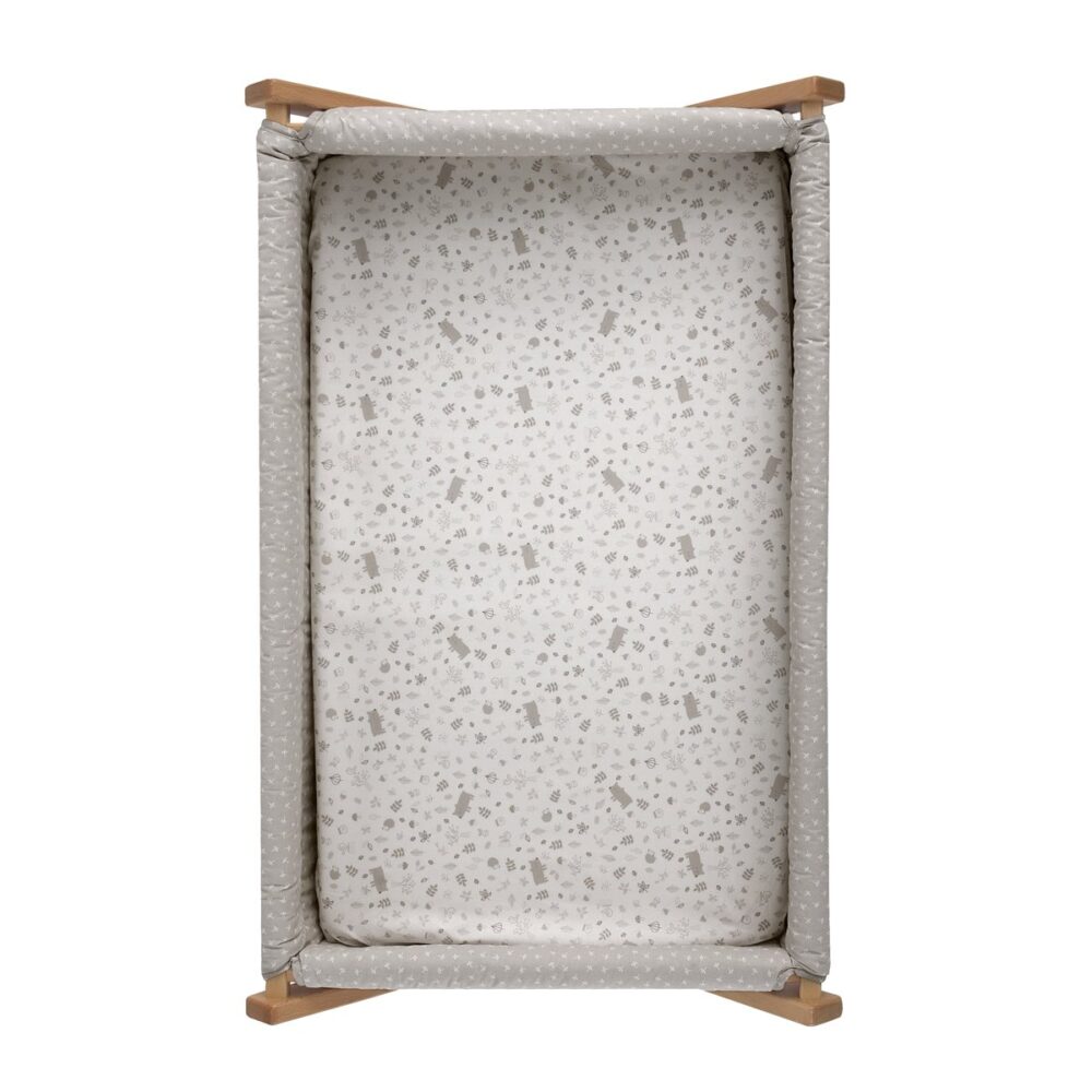 Bajera Minicuna Pack 2 Uds. 50X82X10 Cm Abete Beige Cambrass - Imagen 6