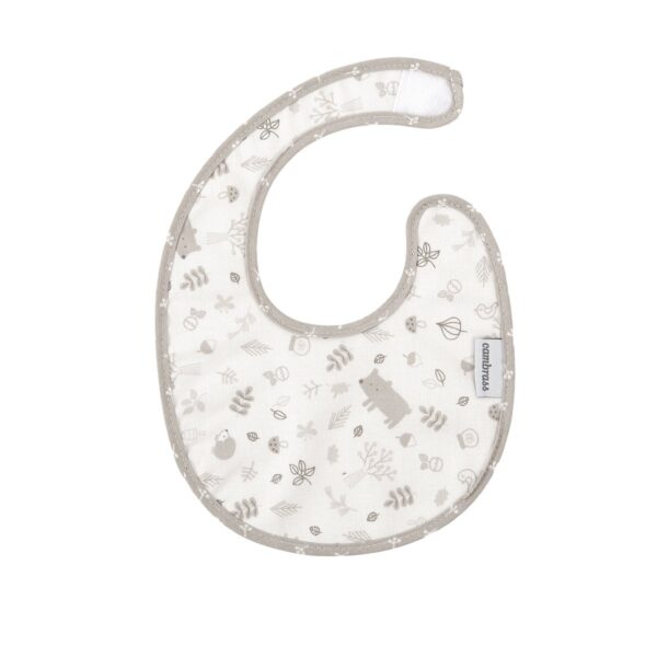 Babero Redondo Con Velcro Abete Beige 16X19X1 Cm Cambrass