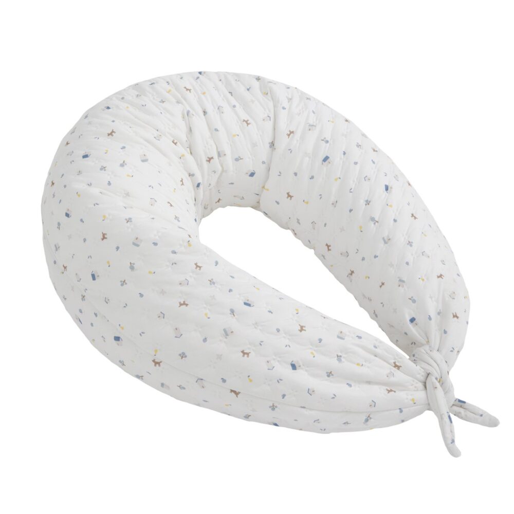 Cojin De Lactancia Luna 80X185X16 Cm House Azul Cambrass