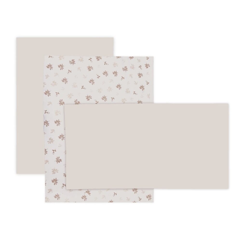 Sabana Cuna 3 Pcs (Cuna 60) 60X120X1 Cm Branch Beige Cambrass