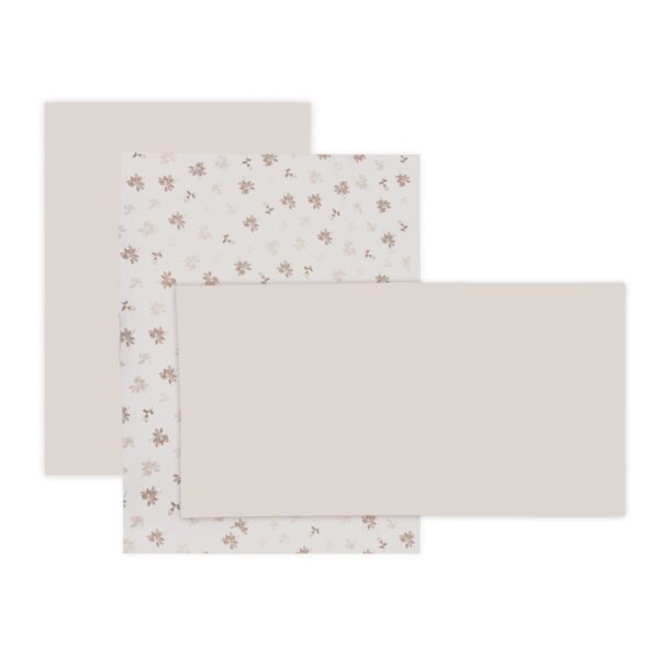 Sabana Cuna 3 Pcs (Cuna 60) 60X120X1 Cm Branch Beige Cambrass