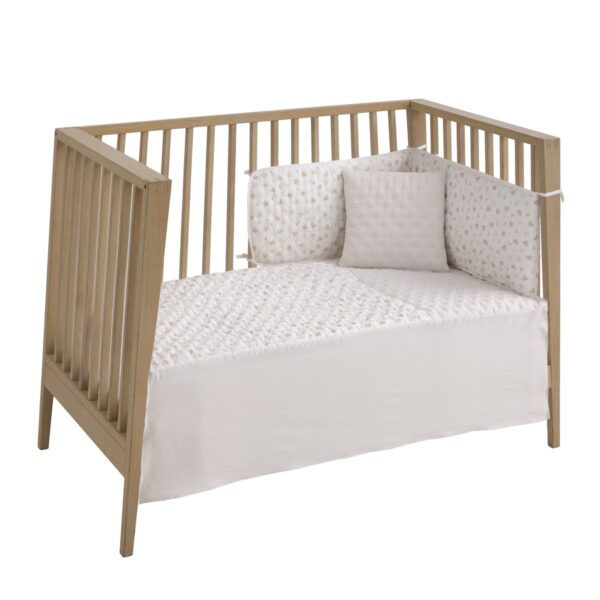 Jgo 2 Pcs.Colcha I-V. Cuna 60 Branch Beige 60X120X3 Cm Cambrass