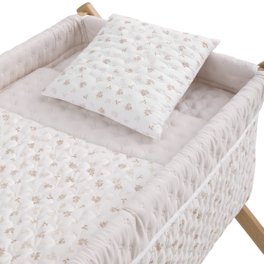 Minicuna Tijera Madera Branch Beige/Natural 55X87X74 Cm Cambrass - Imagen 2