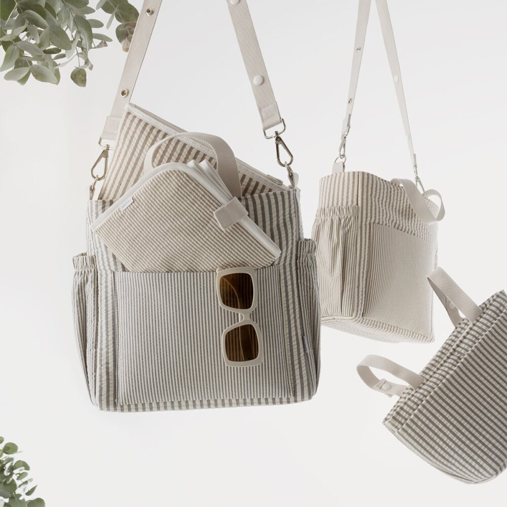 Bolso Organizador Xl Naturale Beige 15X38X28 Cm Cambrass - Imagen 4