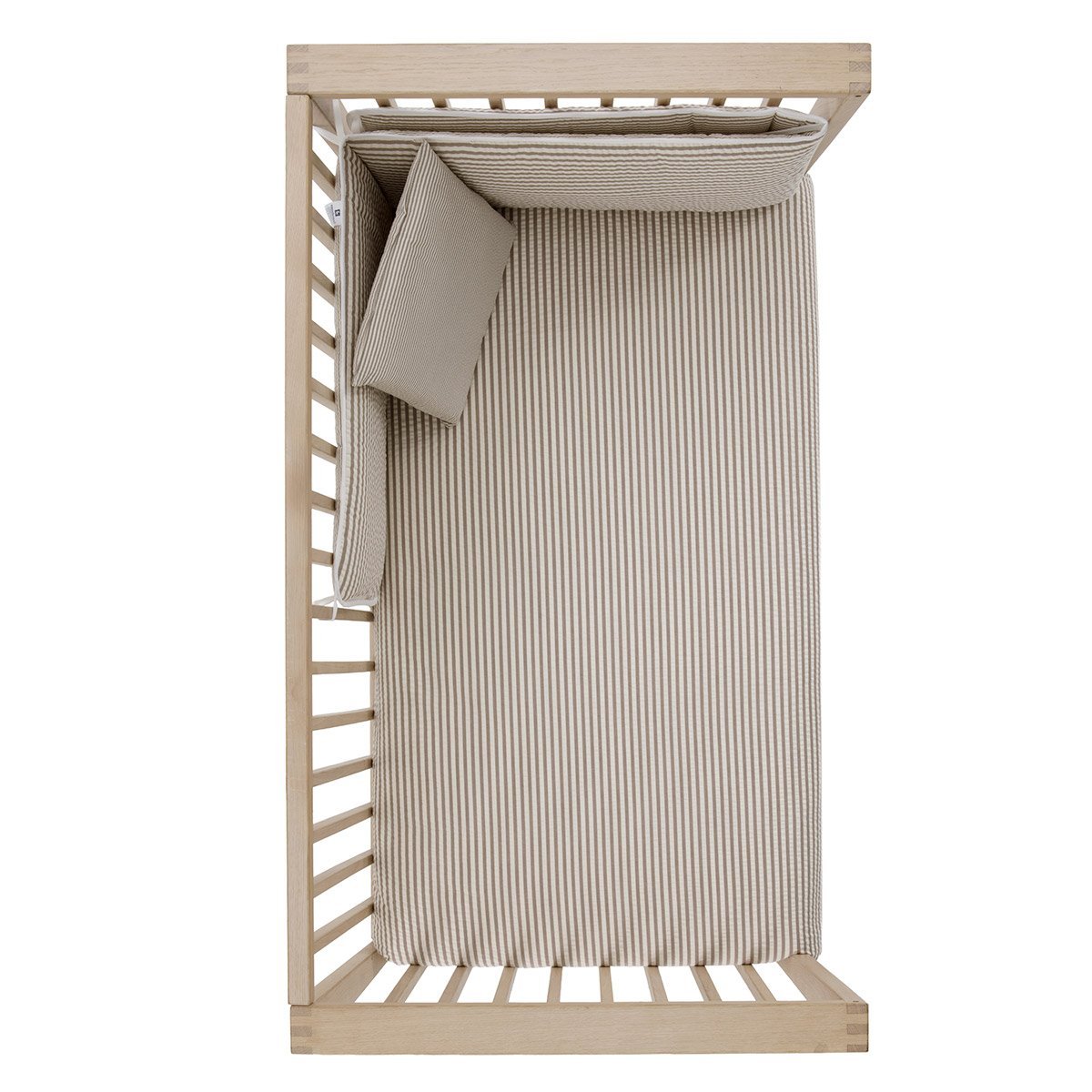 Jgo 2 Pcs.F.Nordica Cuna 70 Derby Beige 110X170X3 Cm Cambrass - Imagen 3