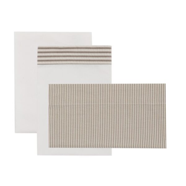 Sabana Moises/Carro 3 Pcs 35X80X1 Cm Derby Beige Cambrass
