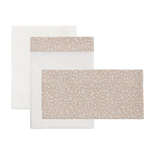 Sabana Moises/Carro 3 Pcs 35X80X1 Cm Rustic Rosa Cambrass