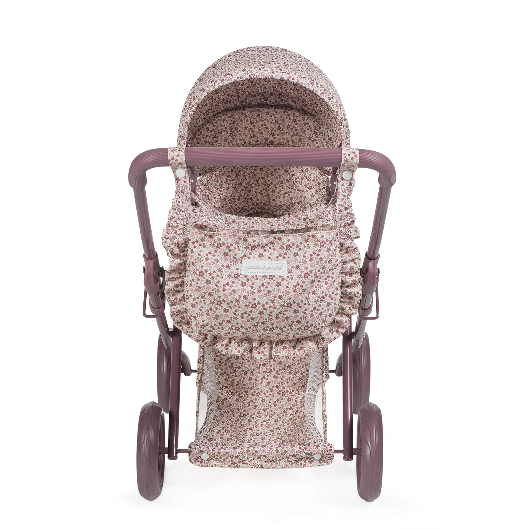 Cochecito de muñecas Cuco Cherry Flores - Imagen 4