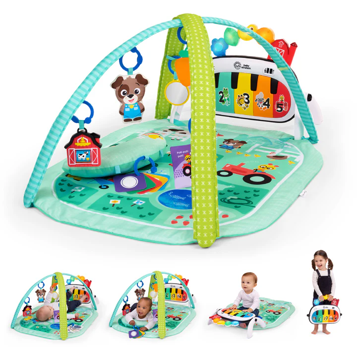 Área de juegos 4 en 1 Kickin'Tunes Baby Einstein Farm Explorers