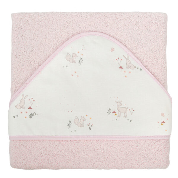 Capa de baño bebé Deer 04 Rosa 100X100 - Bimbidreams