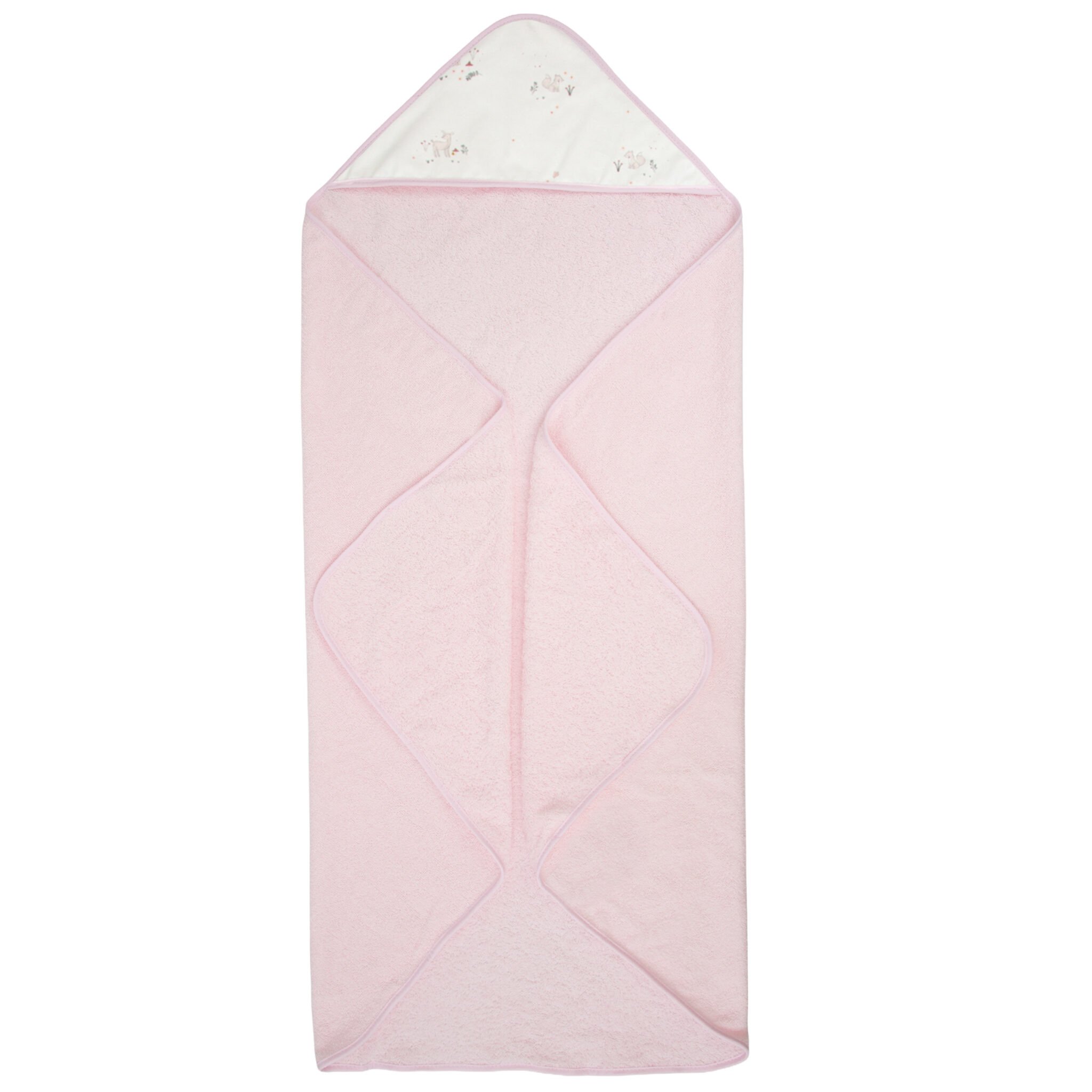 Capa de baño bebé Deer 04 Rosa 100X100 - Bimbidreams - Imagen 3