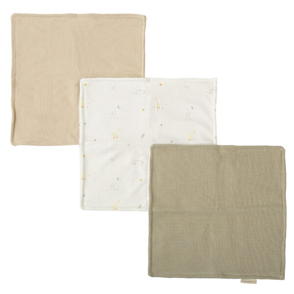 Toallita Bebé  -  set 3 Happy Forest 10 B|Lino 30x30 - Bimbidreams