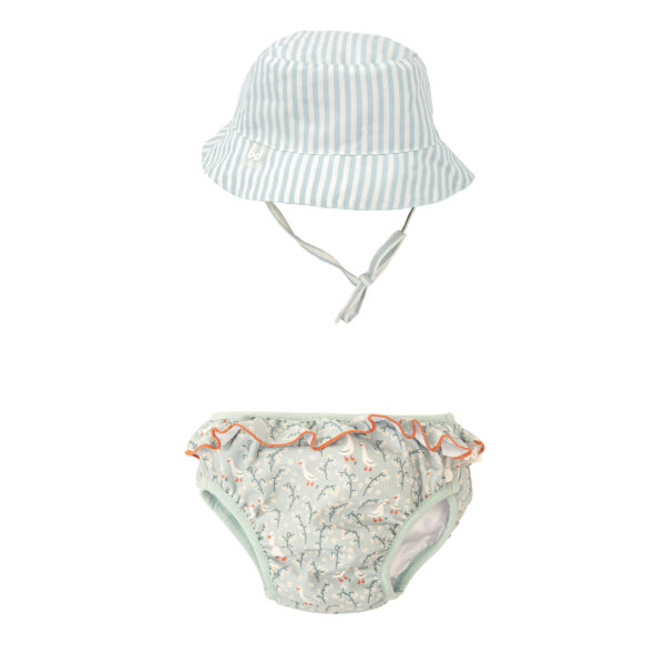 Bañador+gorra con protección solar Guss 16 B|Verde 3 - 12m - Bimbidreams