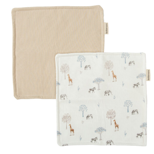 Toallita Bebé  -  set 2 Tanzania 97 Multic. 30x30 - Bimbidreams